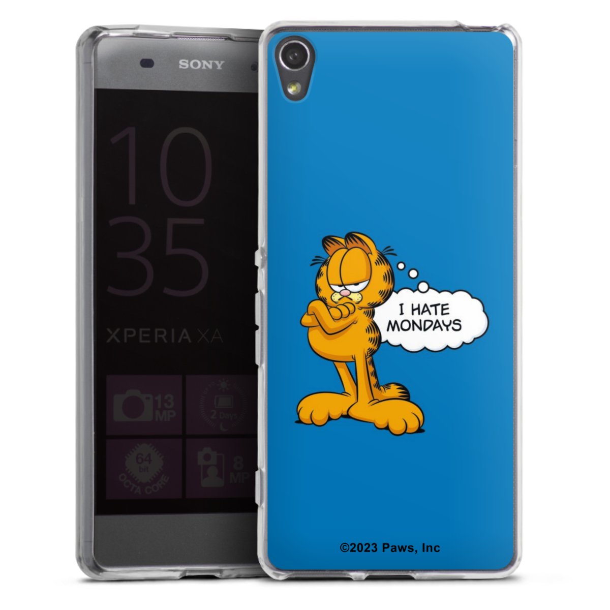 Garfield Je déteste les lundis Bleu