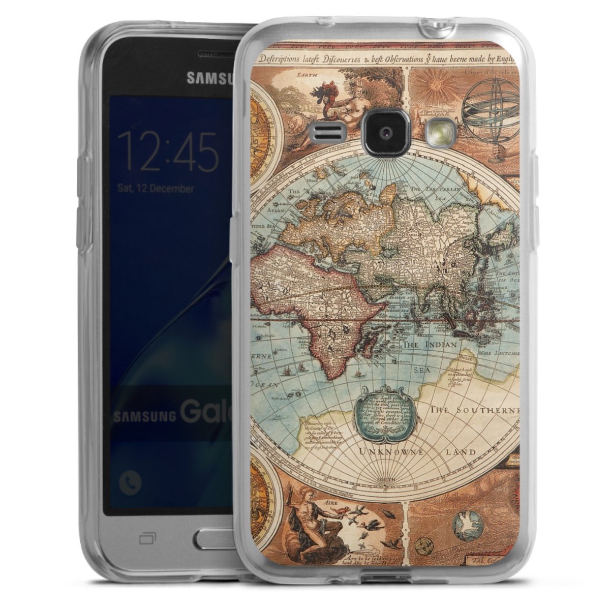 Mappa del mondo vintage