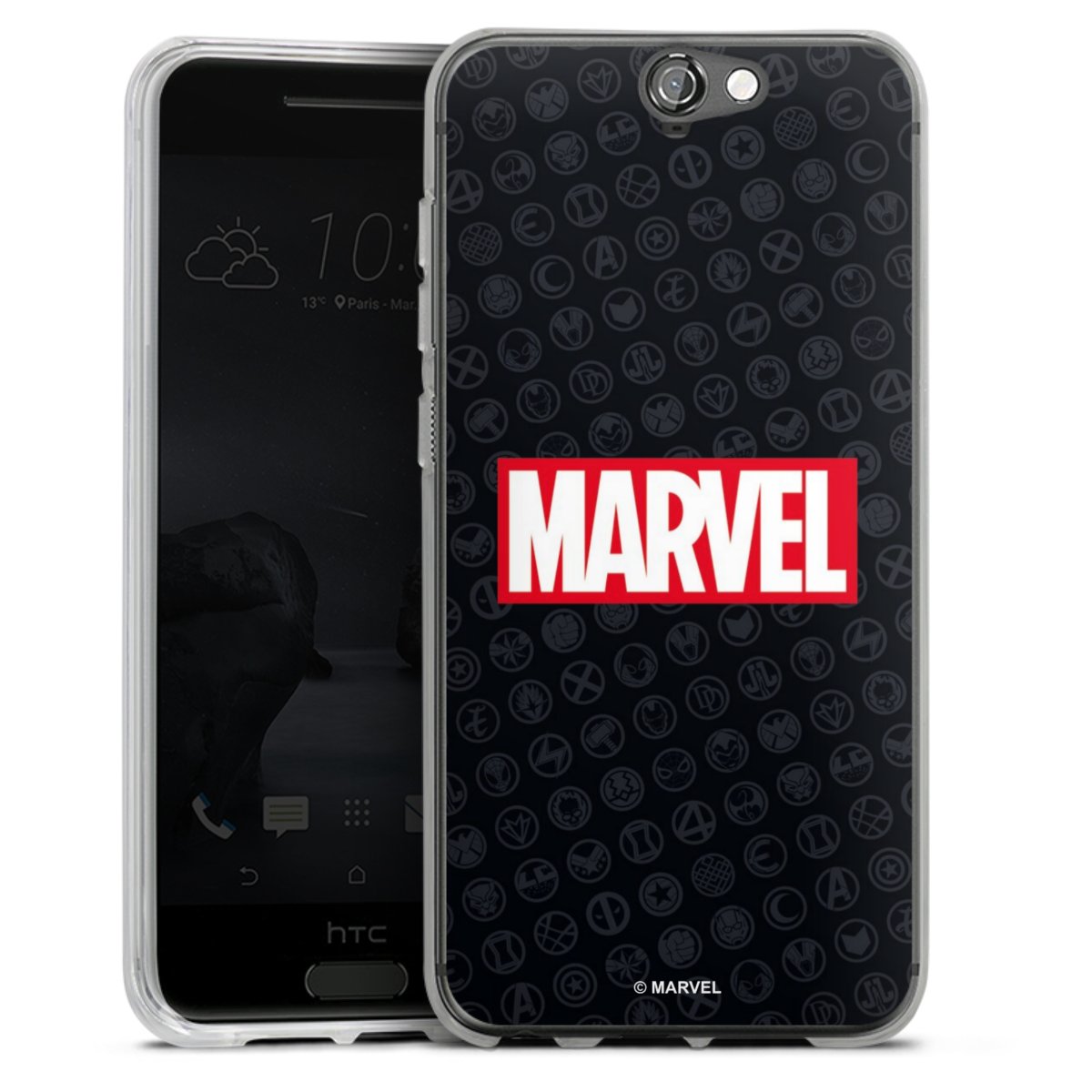 Marvel Logo Black Red 