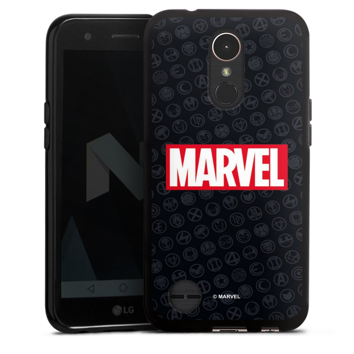 Marvel Logo Black Red 