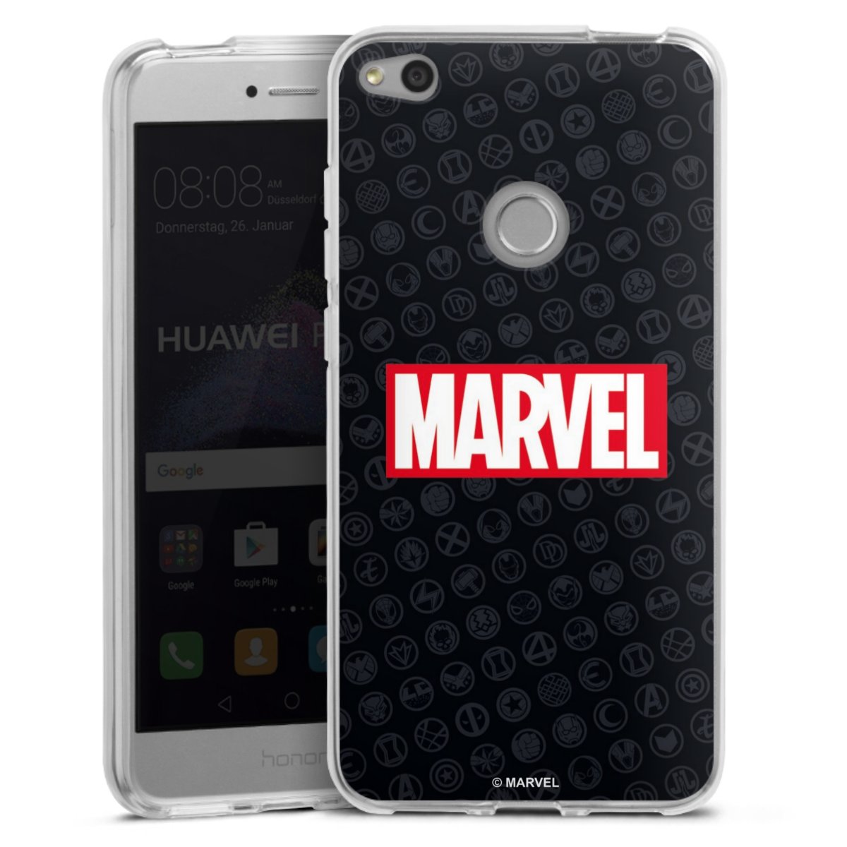 Marvel Logo Black Red 