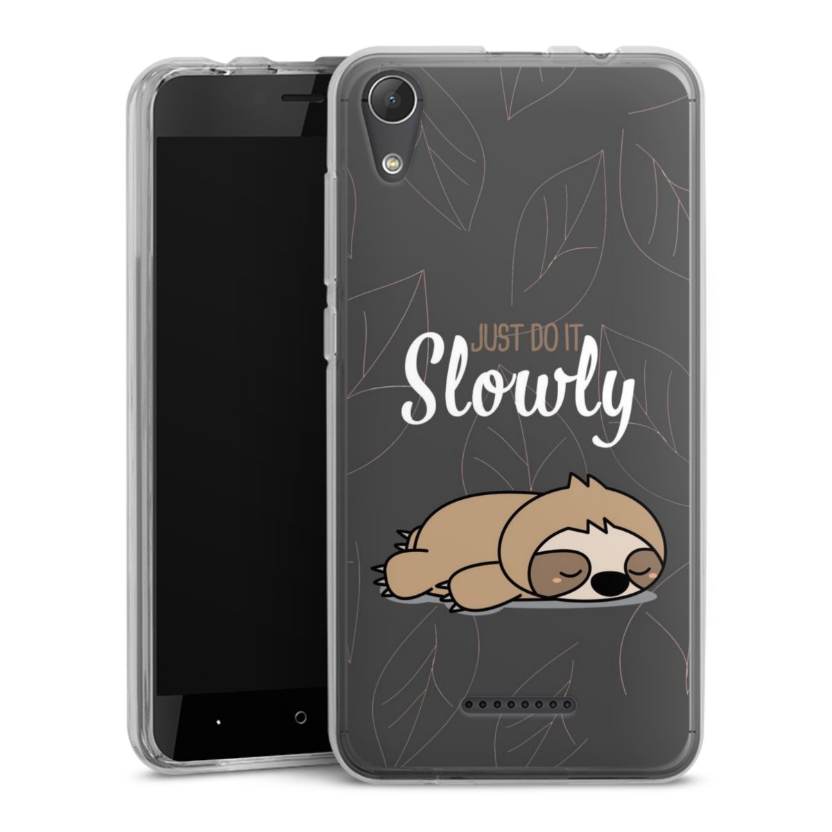 Just Do It Slowly Sloth Grey