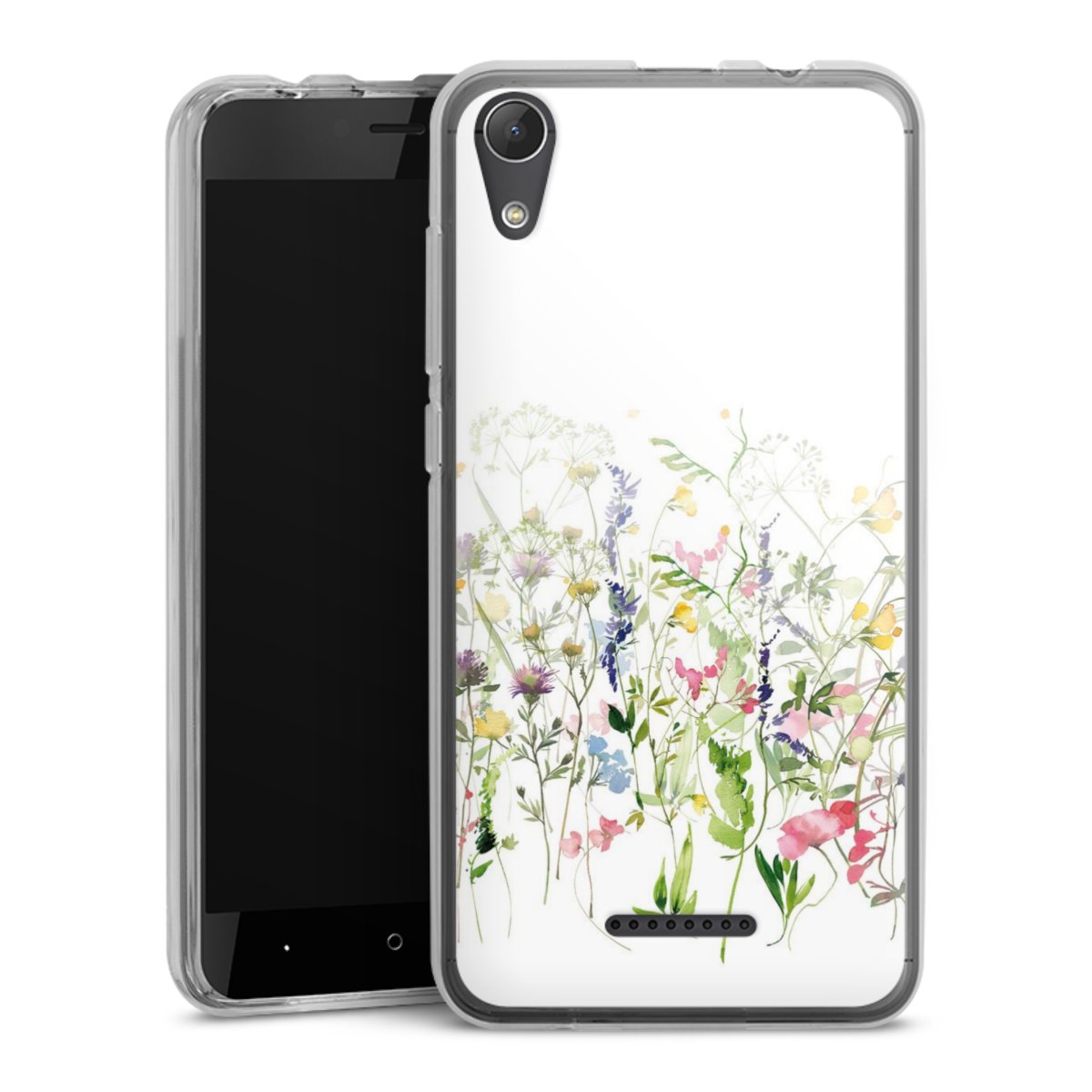 Fleurs de prairie printanières colorées