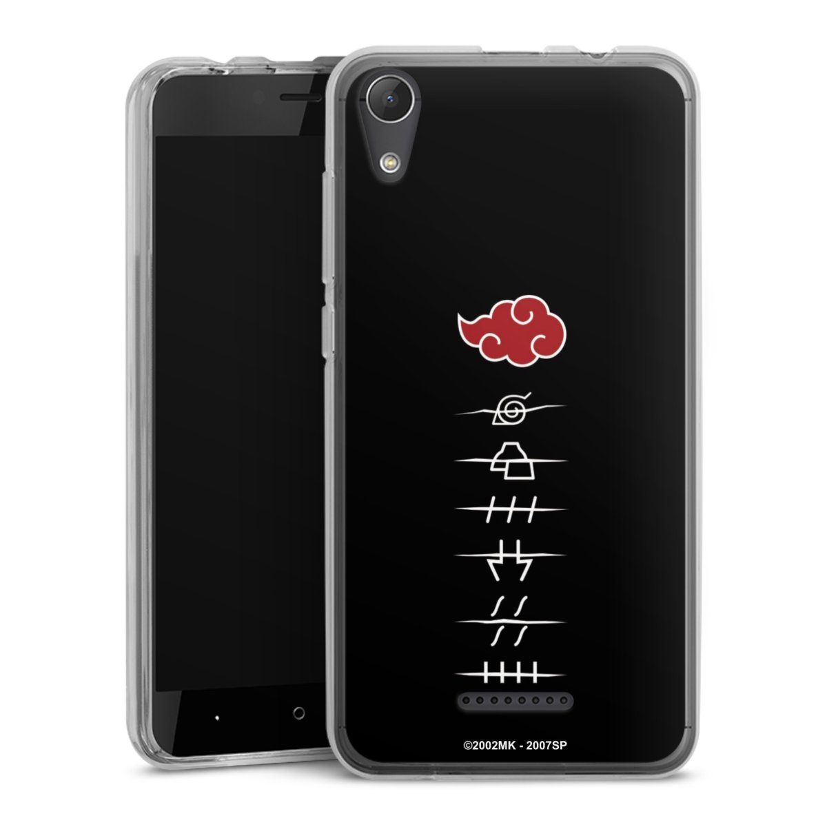 Symboles des membres de l'Akatsuki noirs