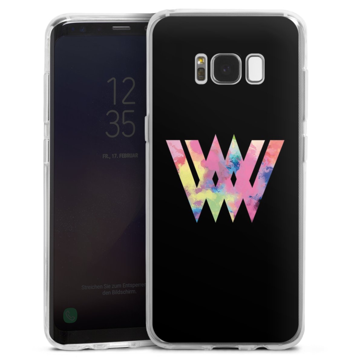Ww Colour Logo Fur Silikon Case Transparent Fur Samsung Galaxy S8 Von Deindesign