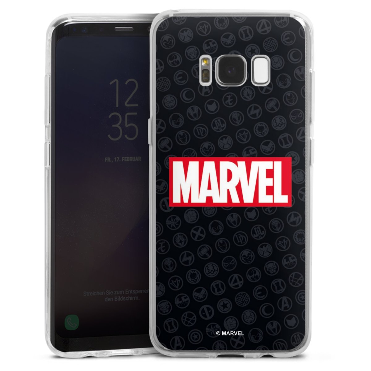 Marvel Logo Black Red 