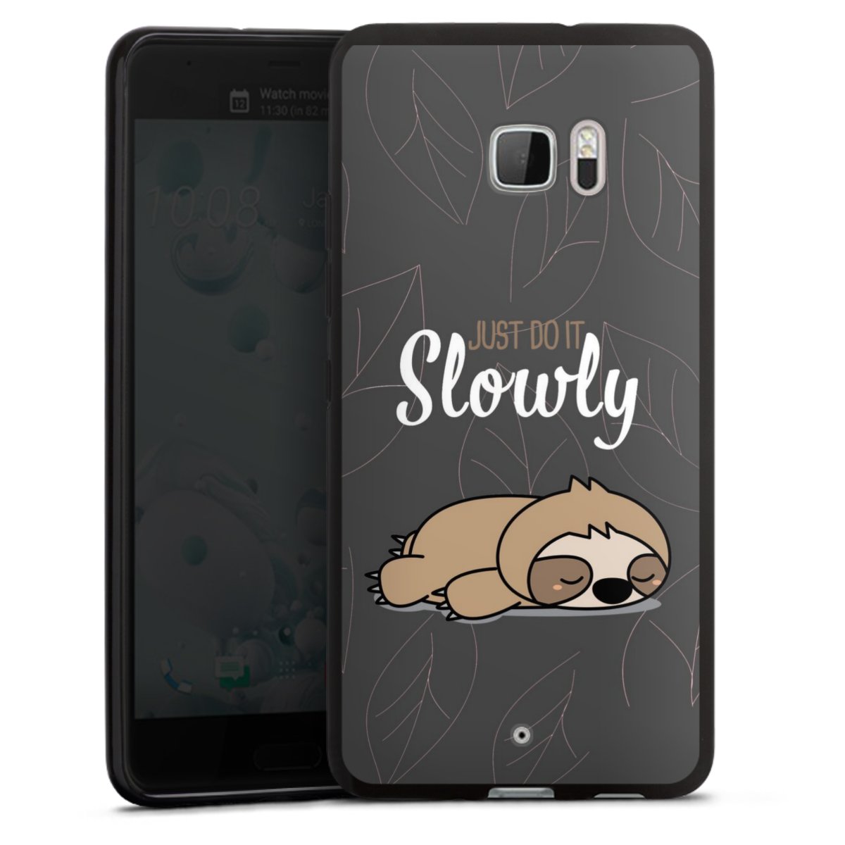 Just Do It Slowly Sloth Grey