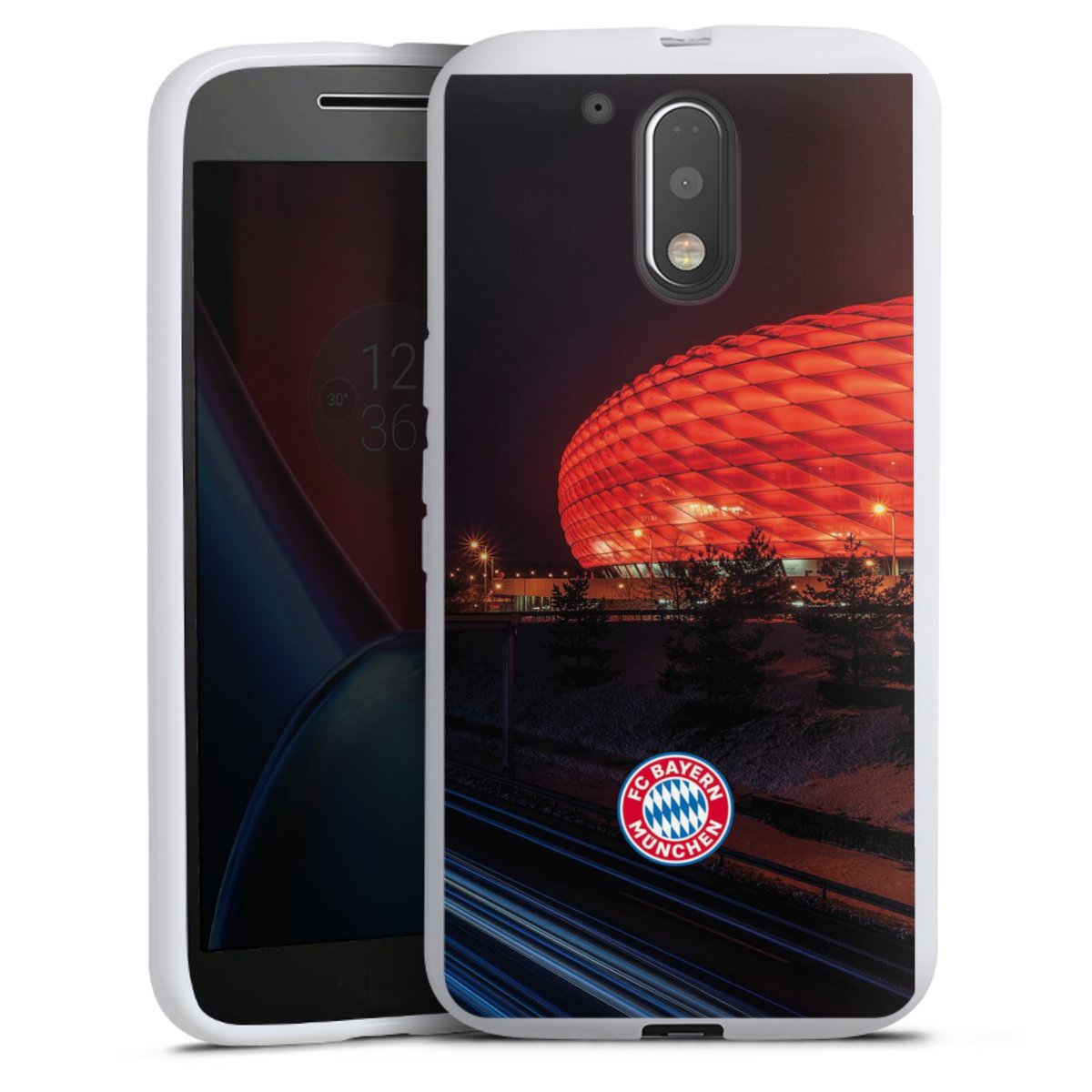 Allianz Arena bei Nacht FCB