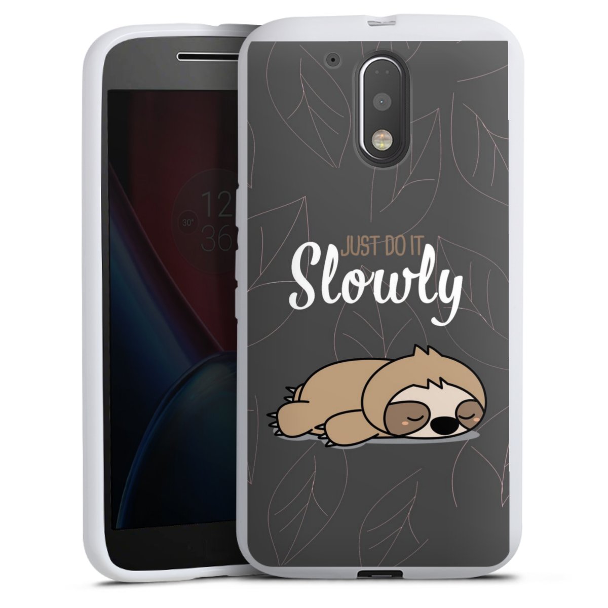 Just Do It Slowly Sloth Grey