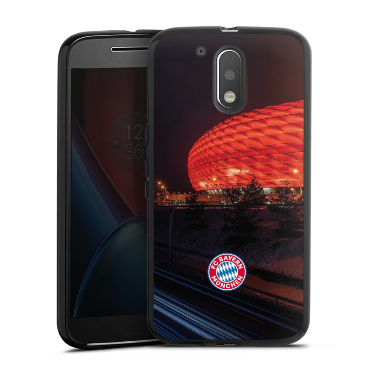 Allianz Arena bei Nacht FCB