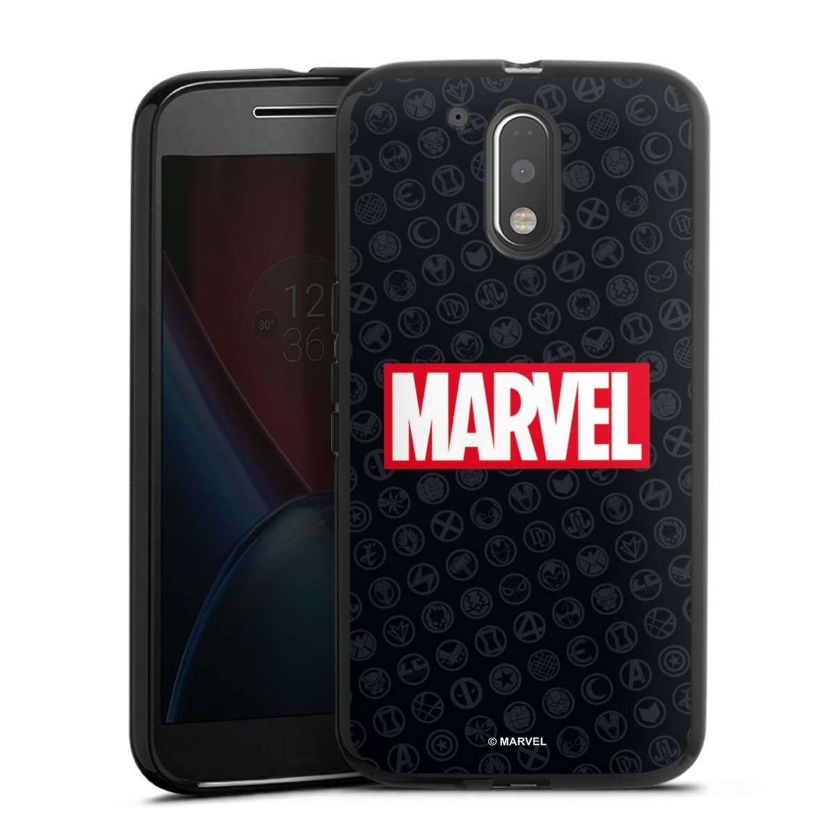 Marvel Logo Black Red 