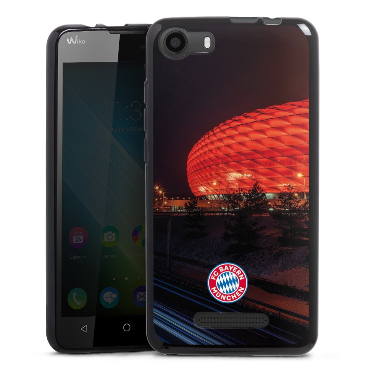 Allianz Arena bei Nacht FCB