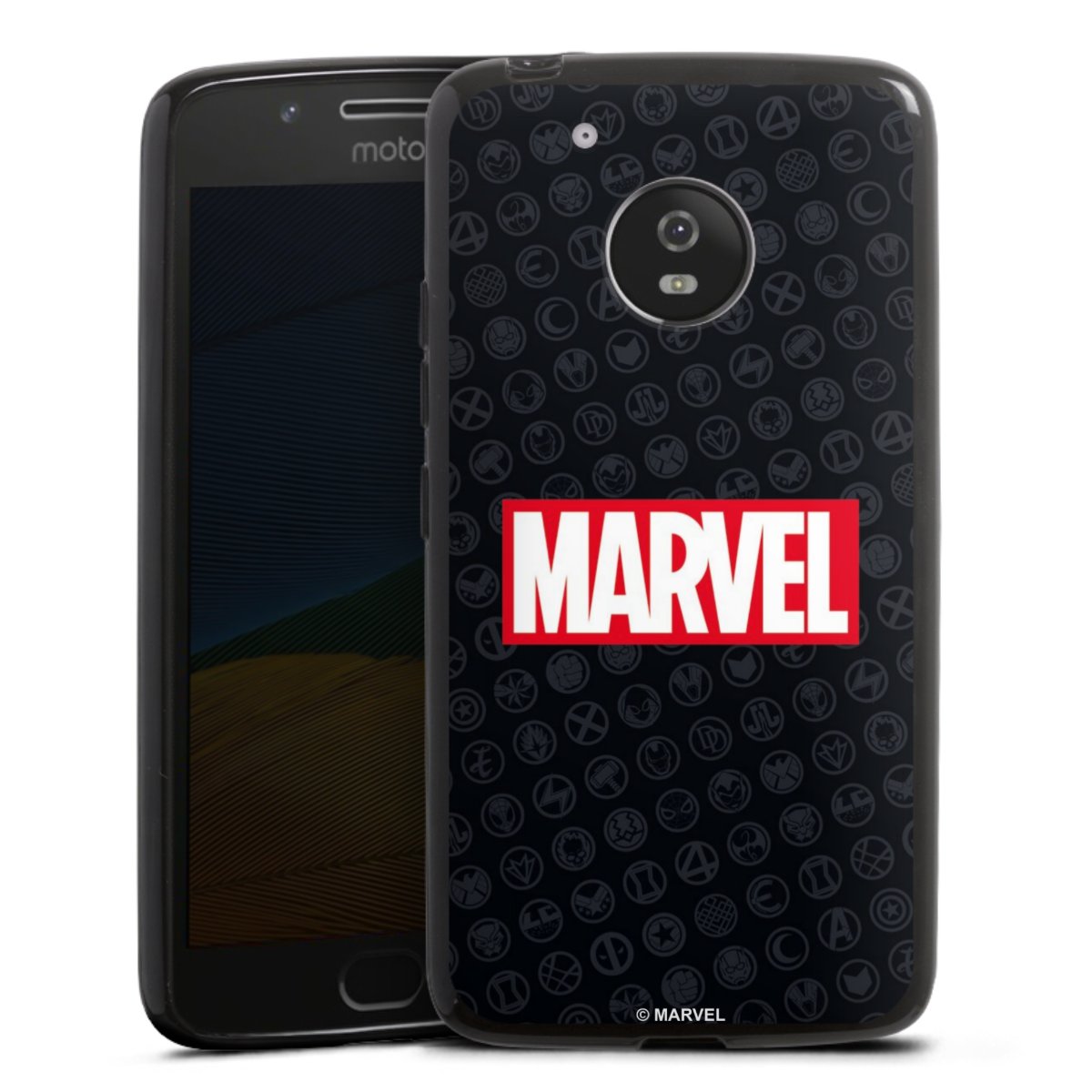 Marvel Logo Black Red 