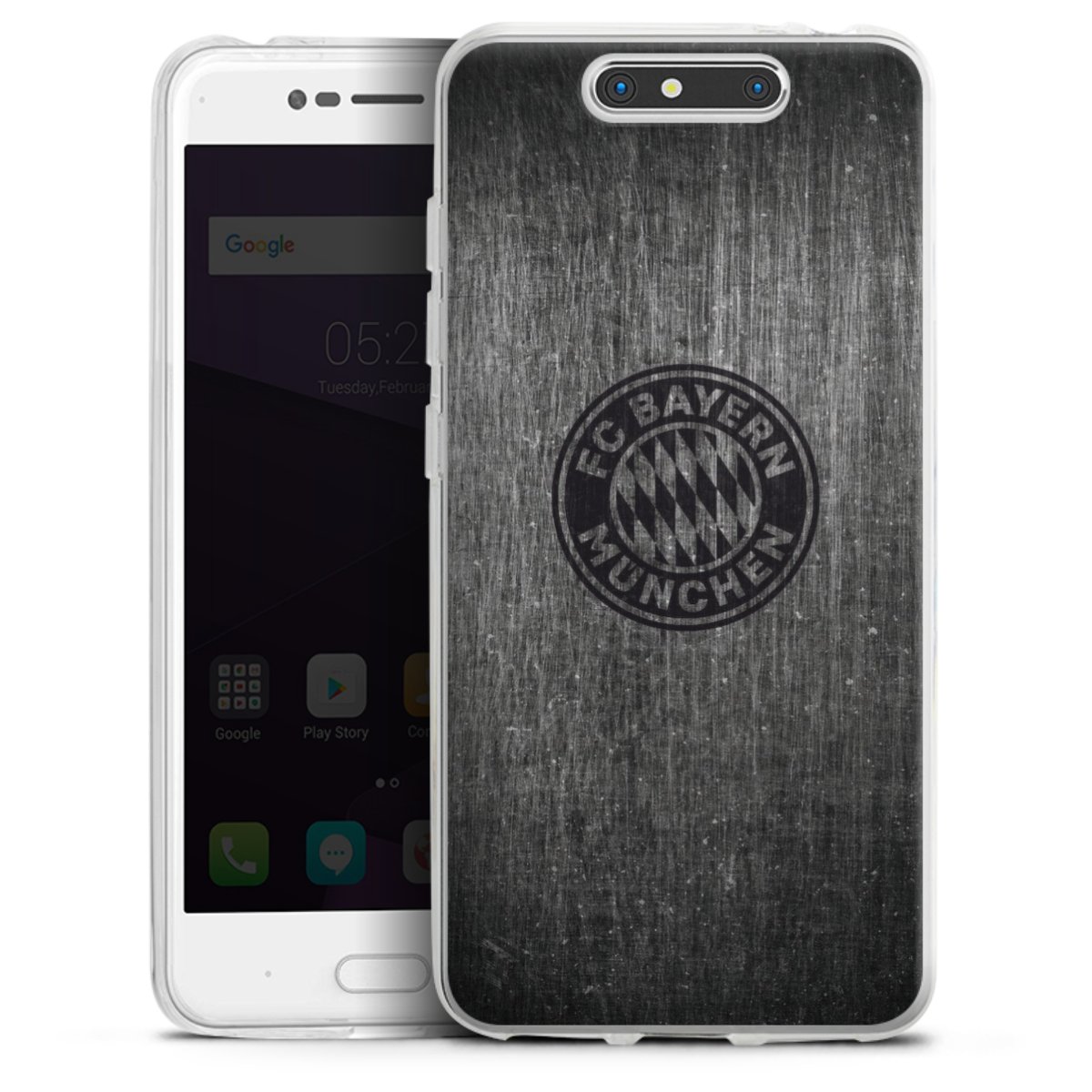 Metalllook FCB Logo einfarbig