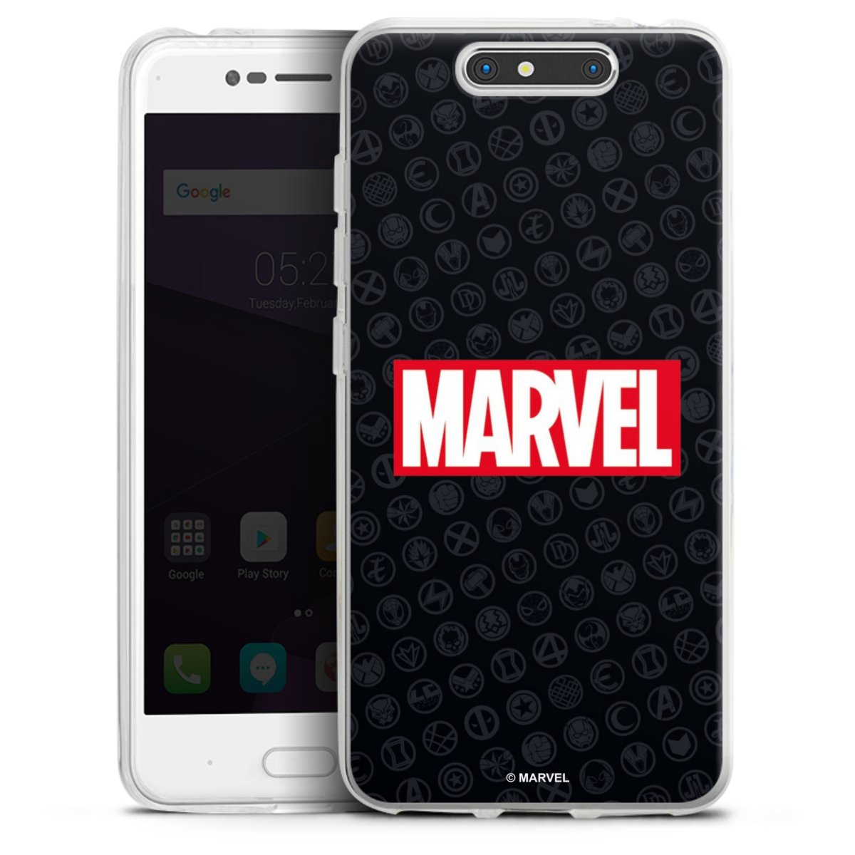 Marvel Logo Black Red 