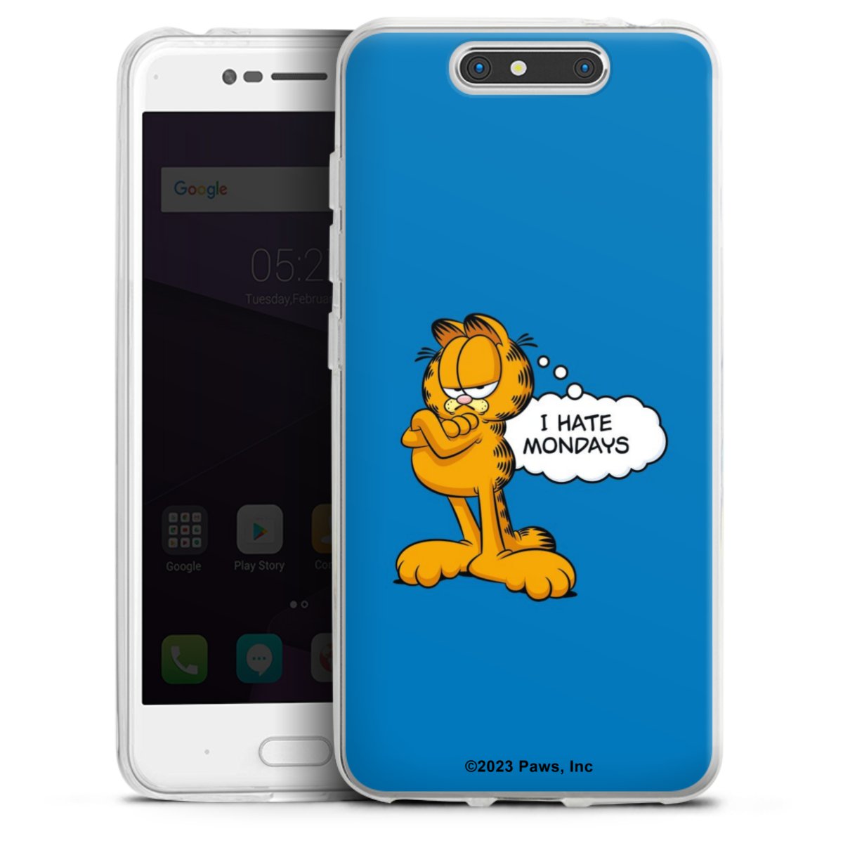 Garfield Ik haat maandagen blauw