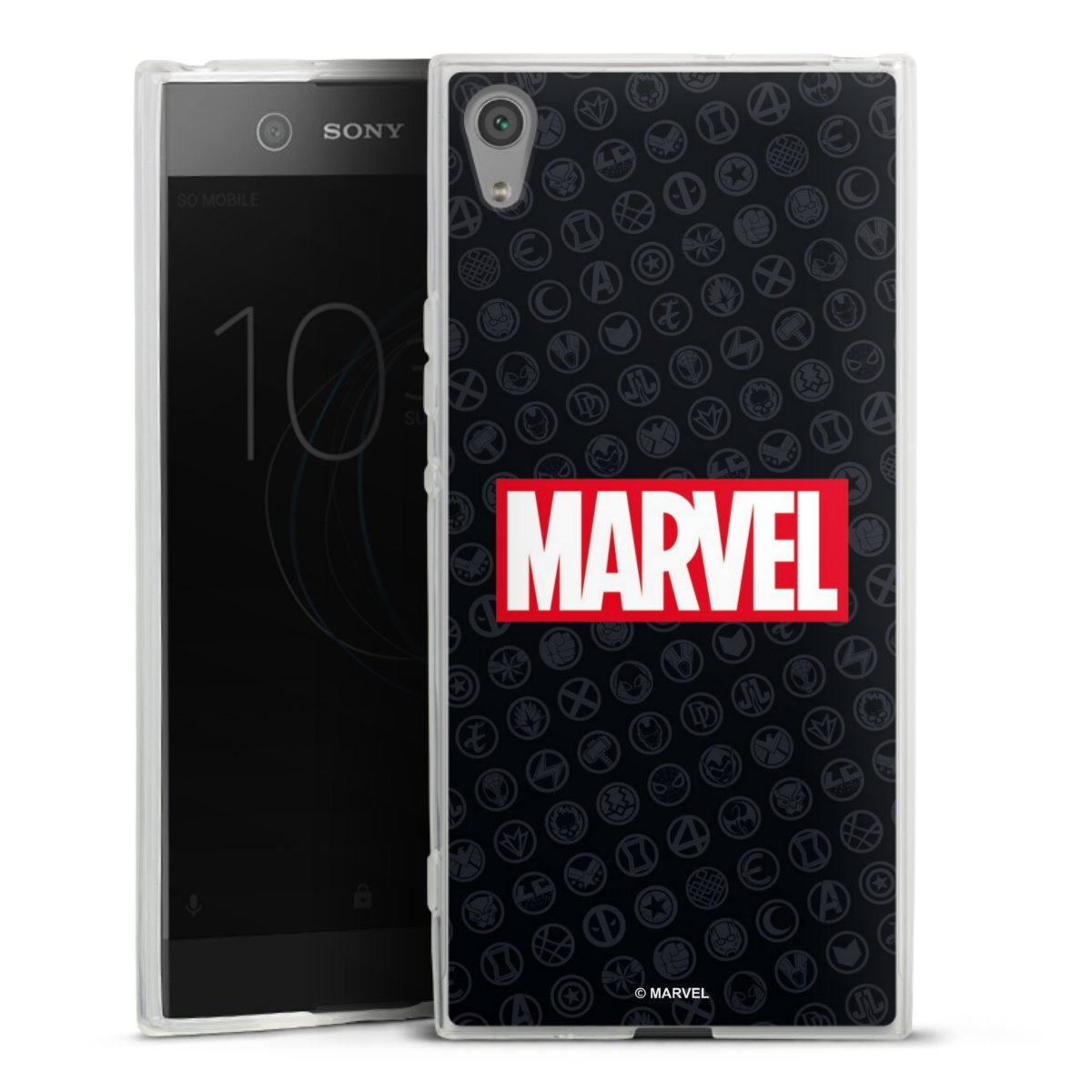 Marvel Logo Black Red 