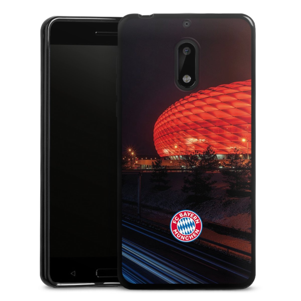 Allianz Arena bei Nacht FCB