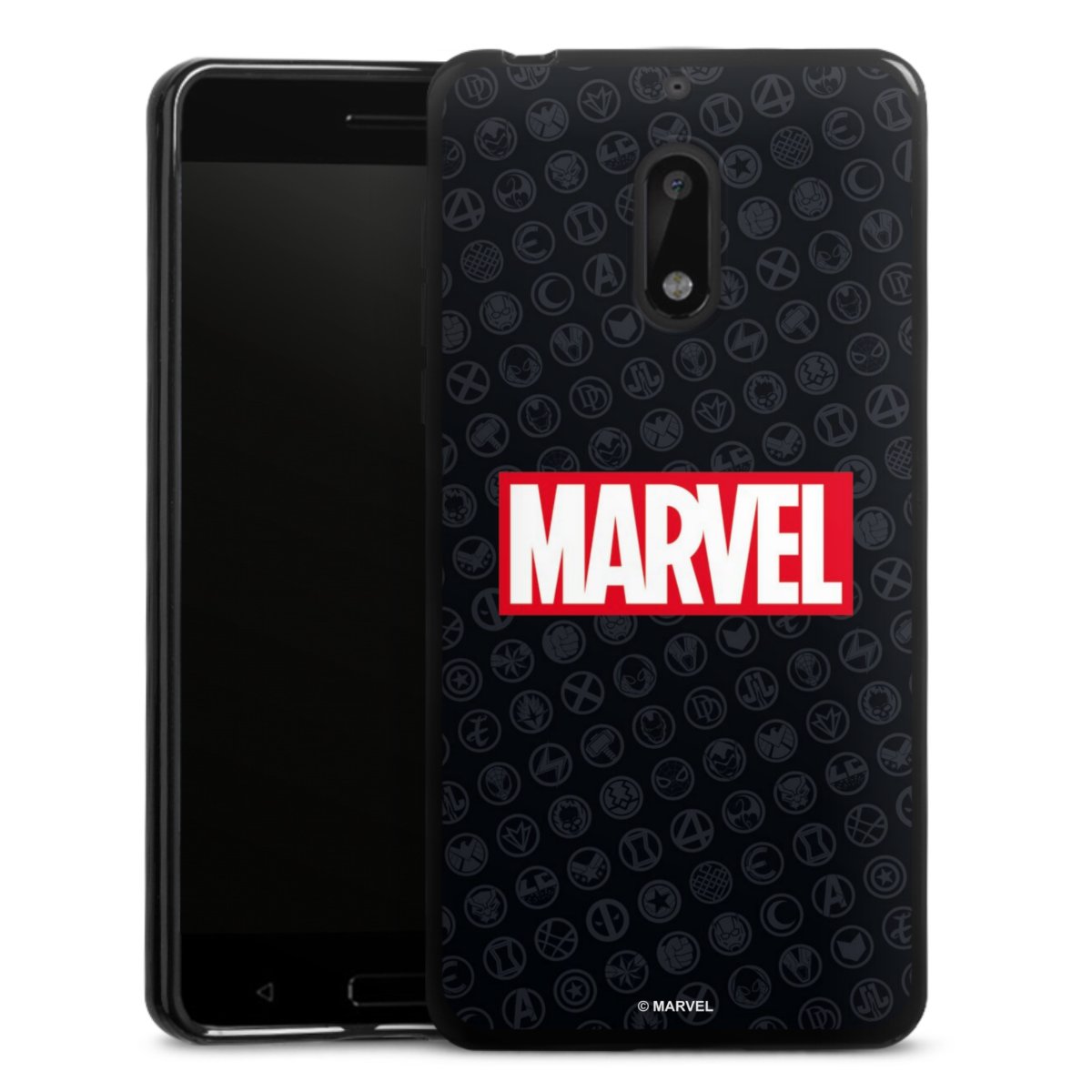 Marvel Logo Zwart Rood