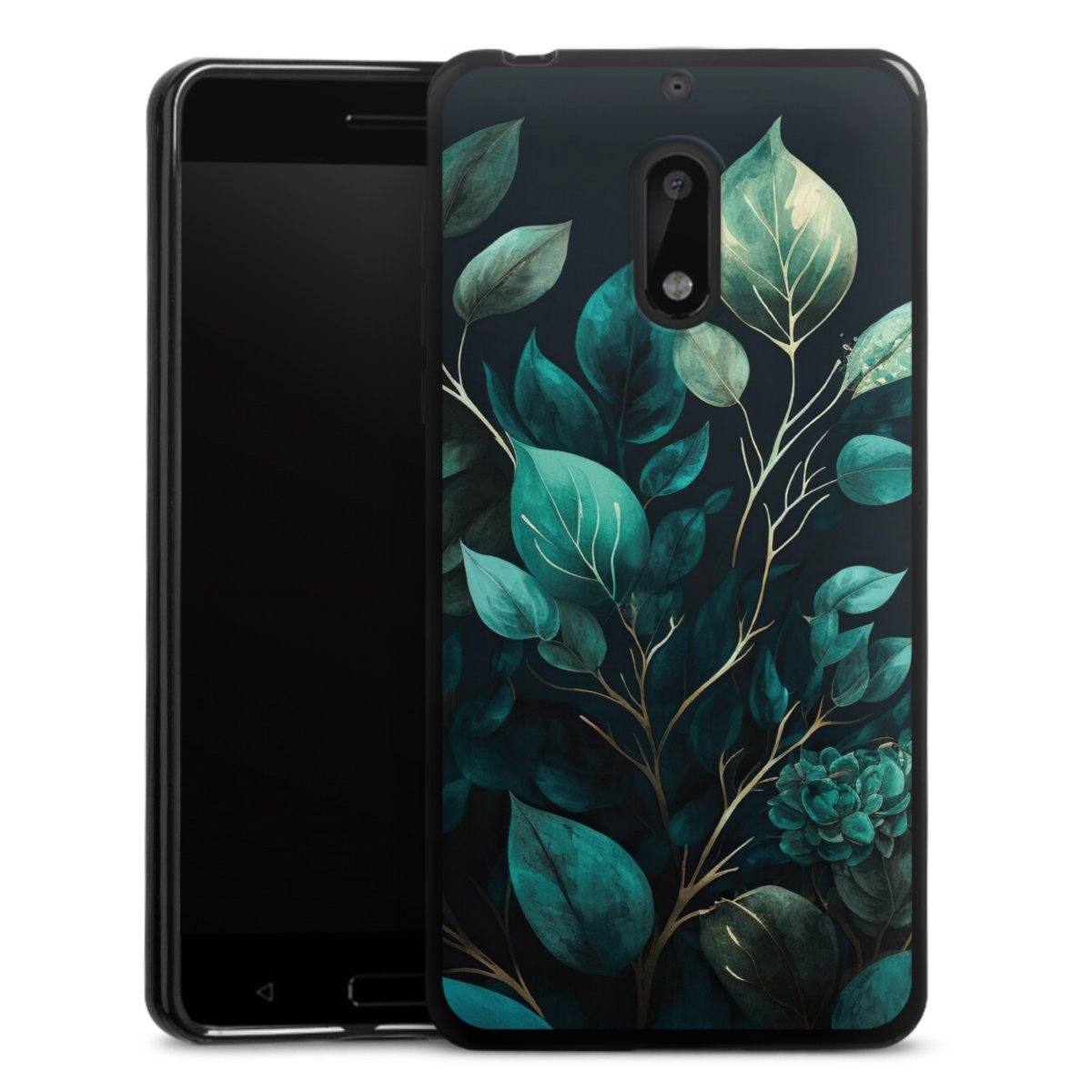 Eukalyptus dunkler Hintergrund