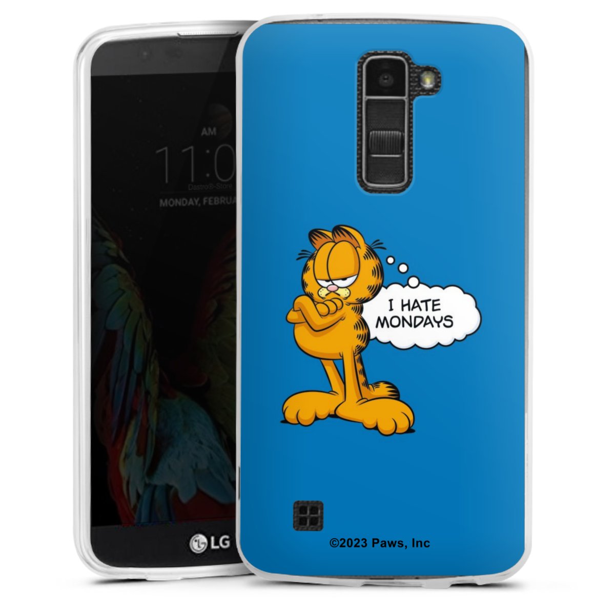 Garfield Ik haat maandagen blauw