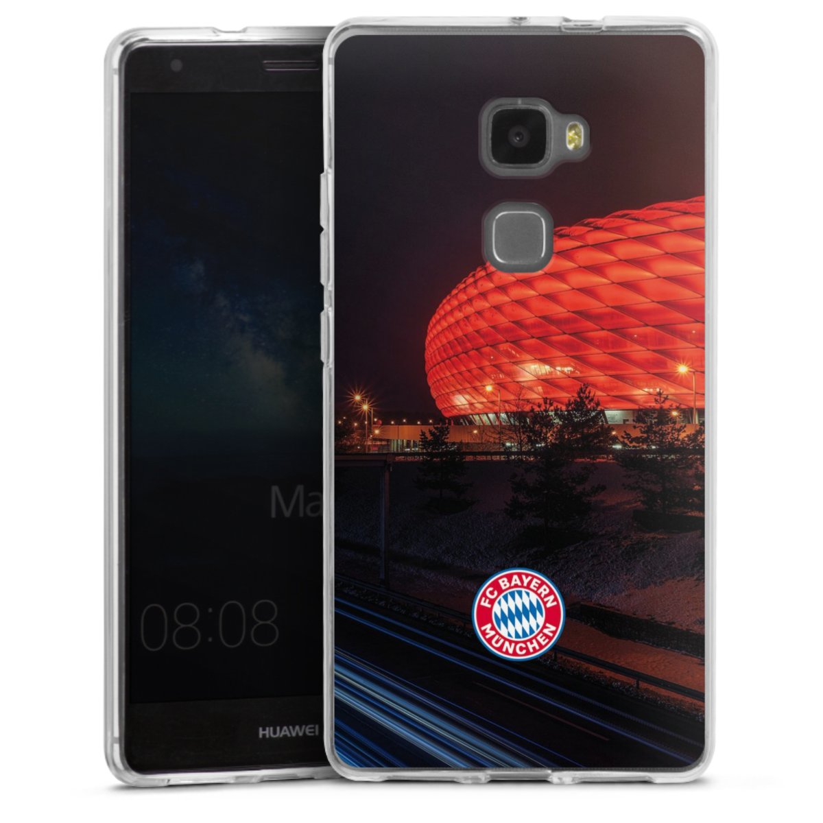 Allianz Arena bei Nacht FCB