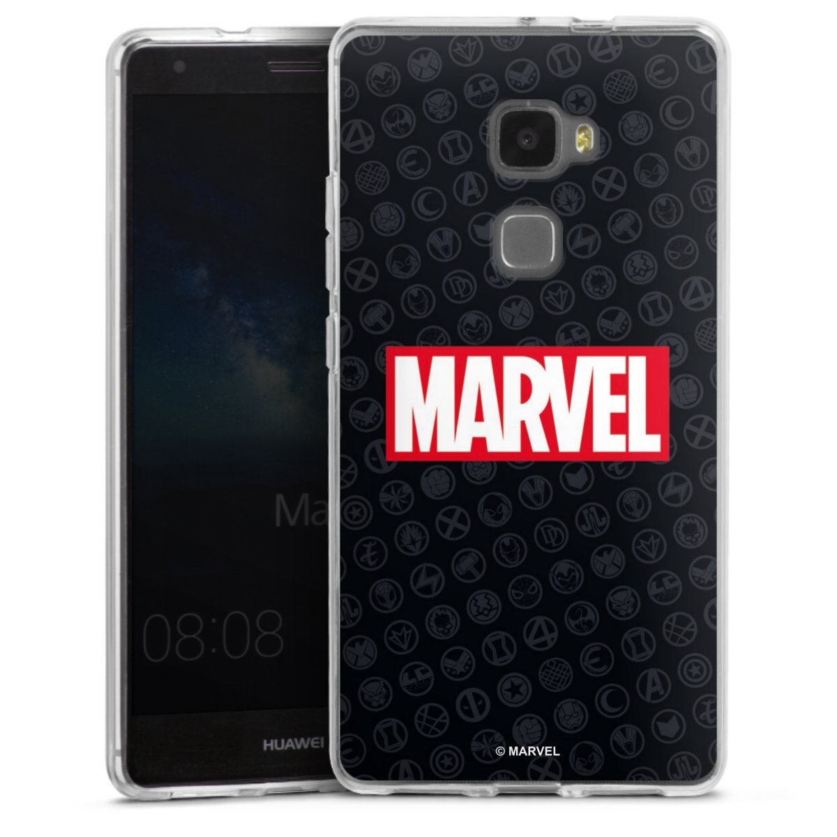 Marvel Logo Black Red 