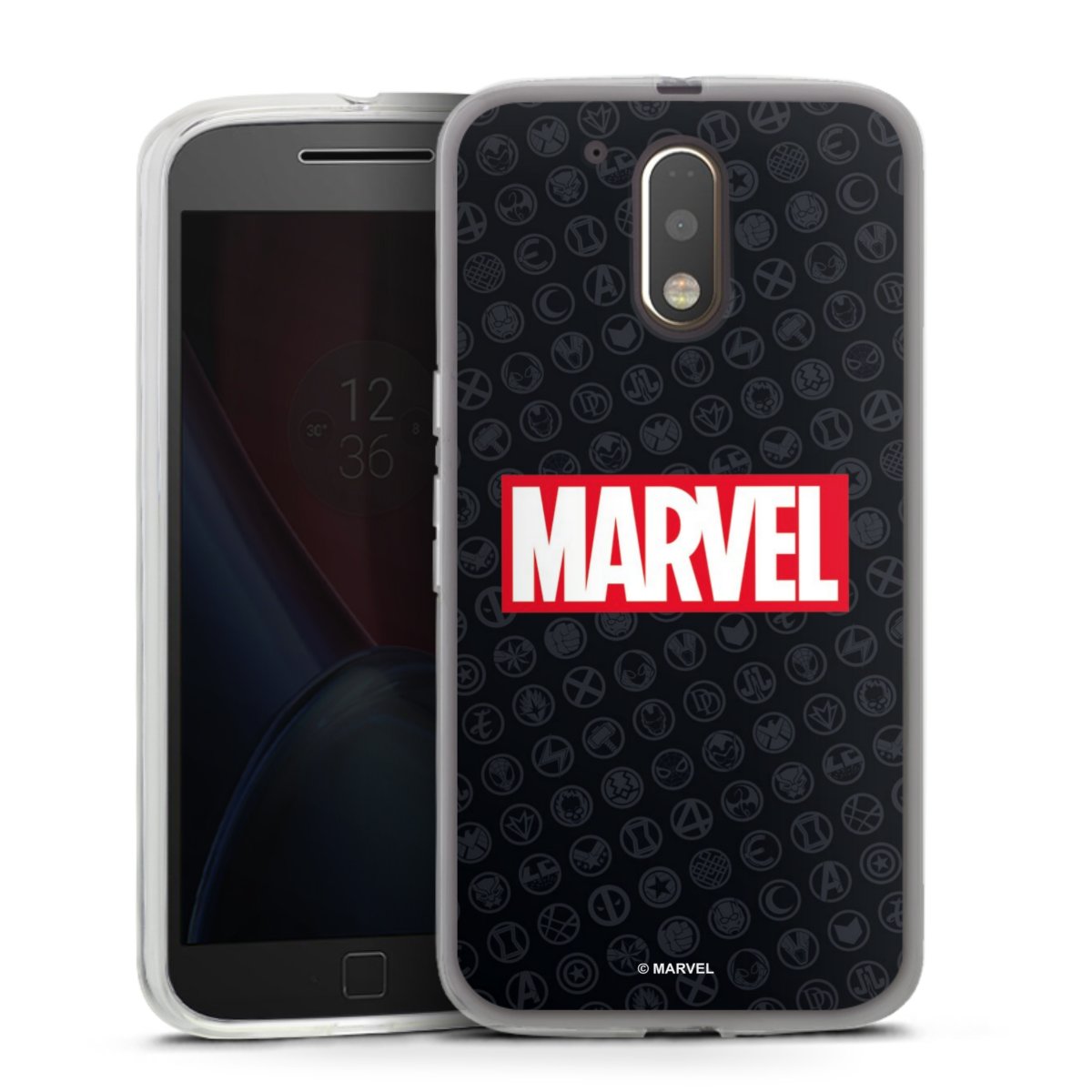 Marvel Logo Black Red 