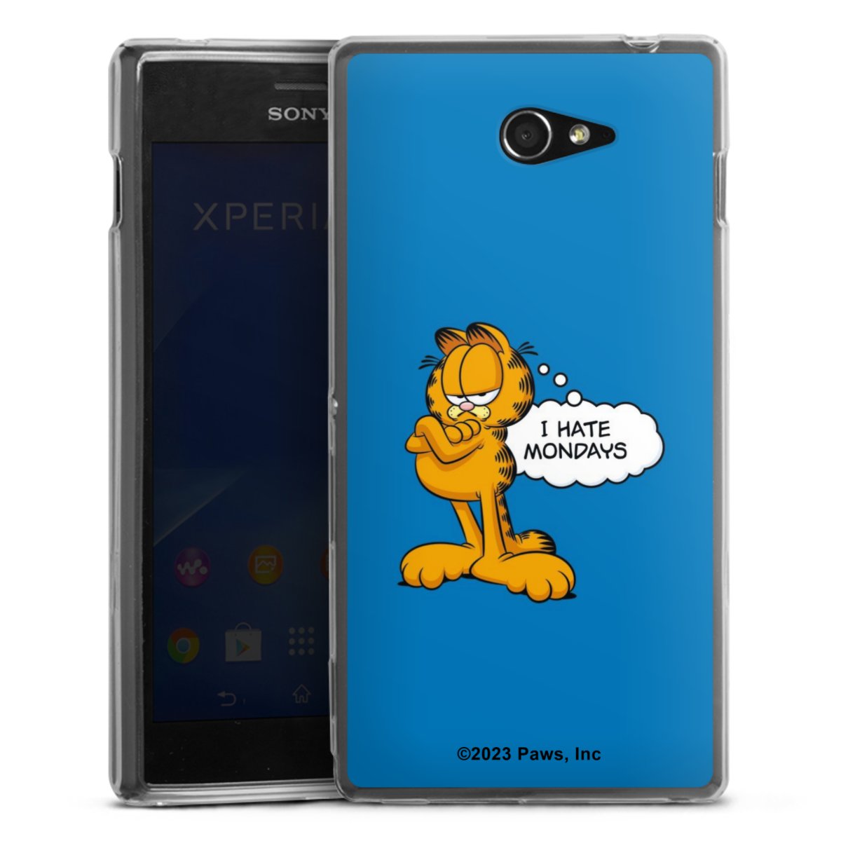 Garfield Je déteste les lundis Bleu