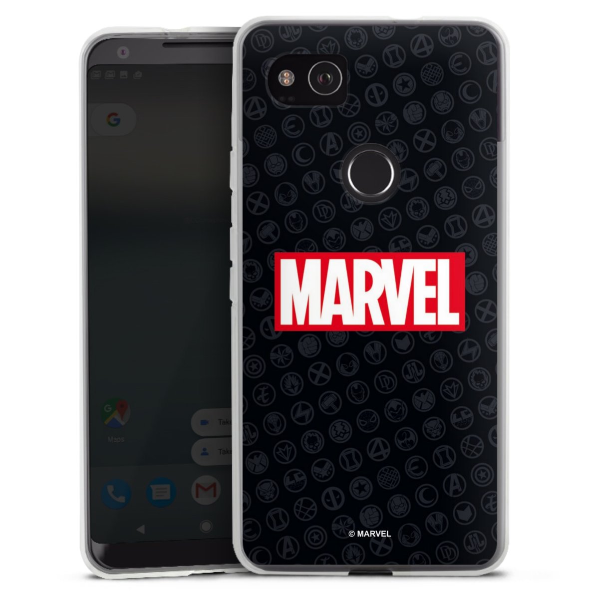 Marvel Logo Black Red 