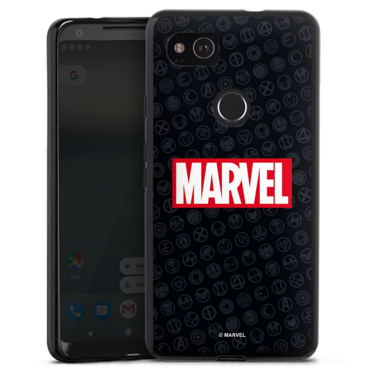 Marvel Logo Black Red 