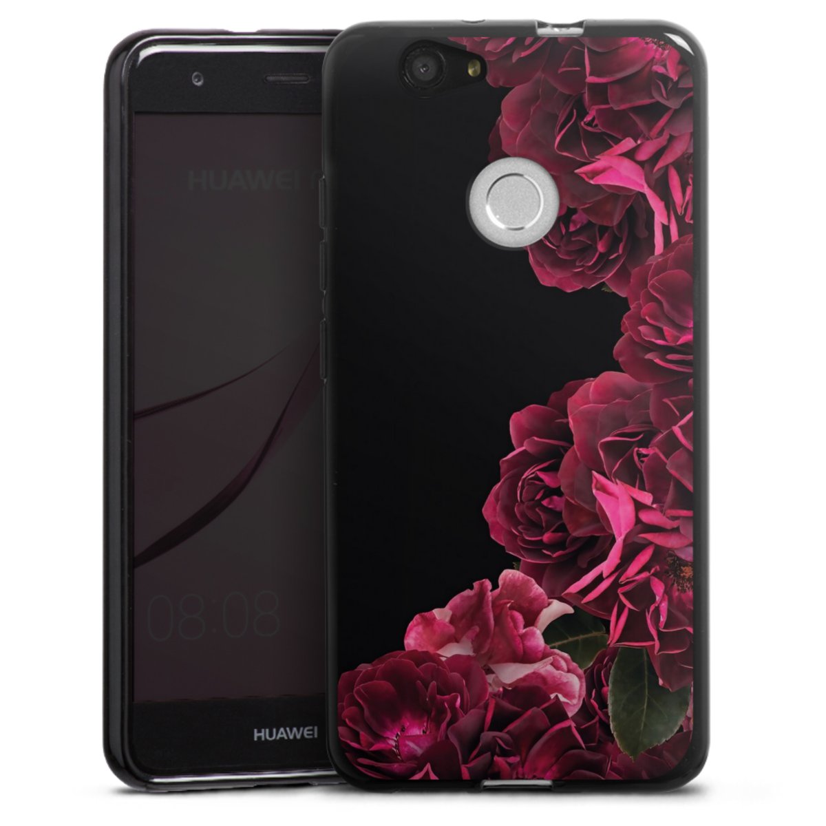 Rose vintage su nero