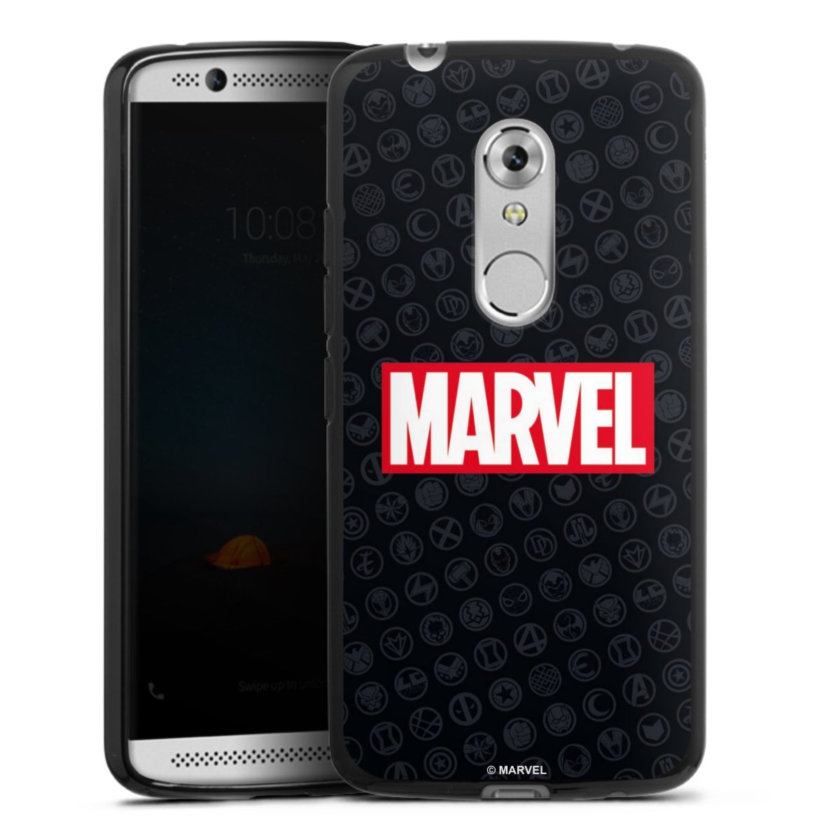 Marvel Logo Zwart Rood