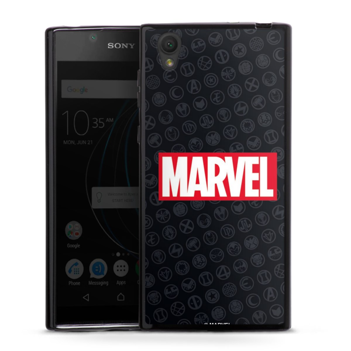 Marvel Logo Black Red 