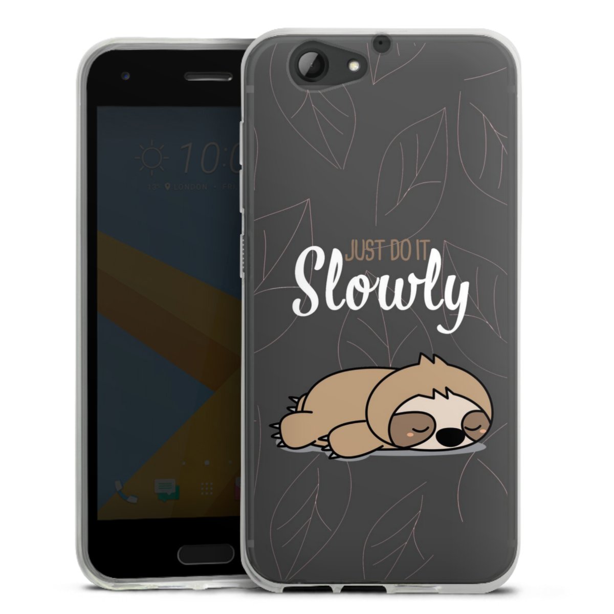 Just Do It Slowly Sloth Grey