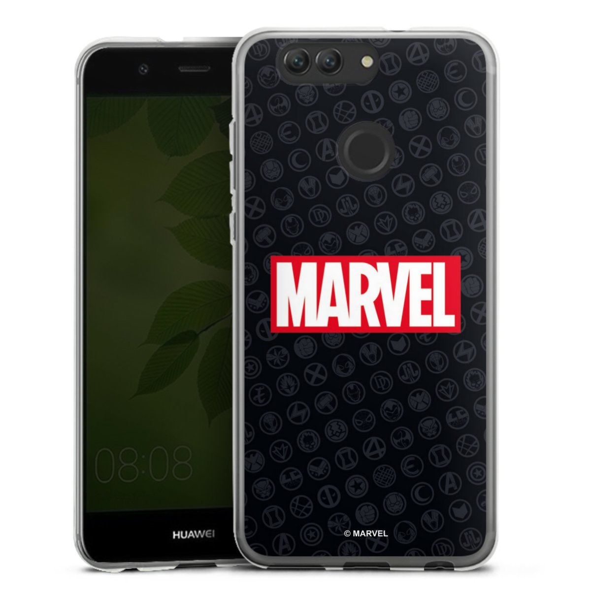 Marvel Logo Black Red 