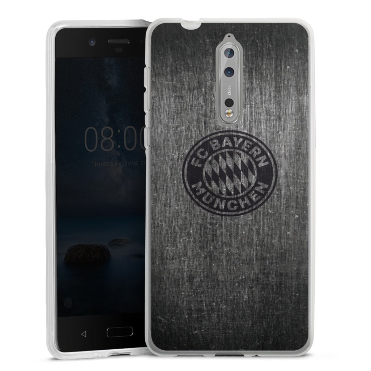 Metalllook FCB Logo einfarbig
