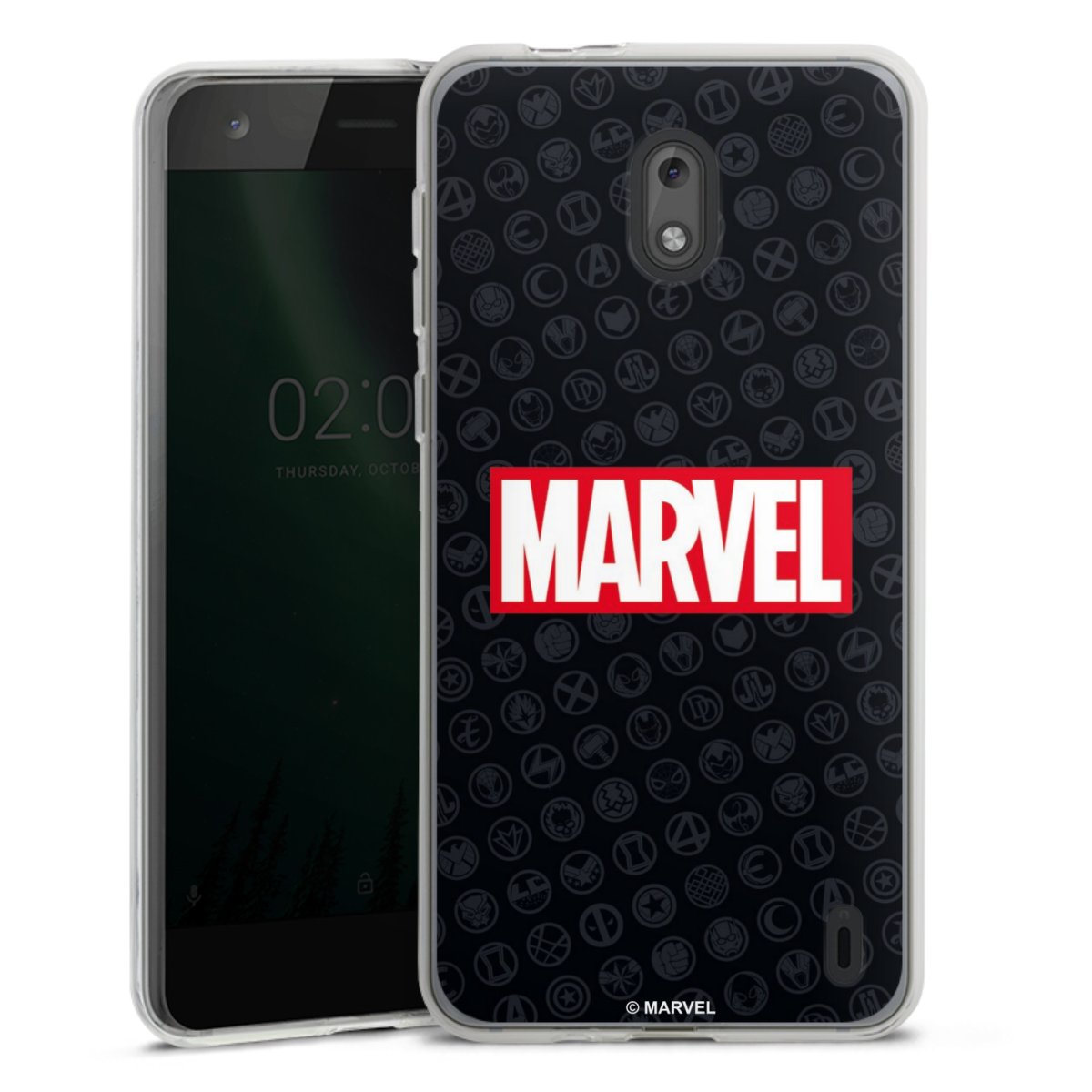 Marvel Logo Black Red 