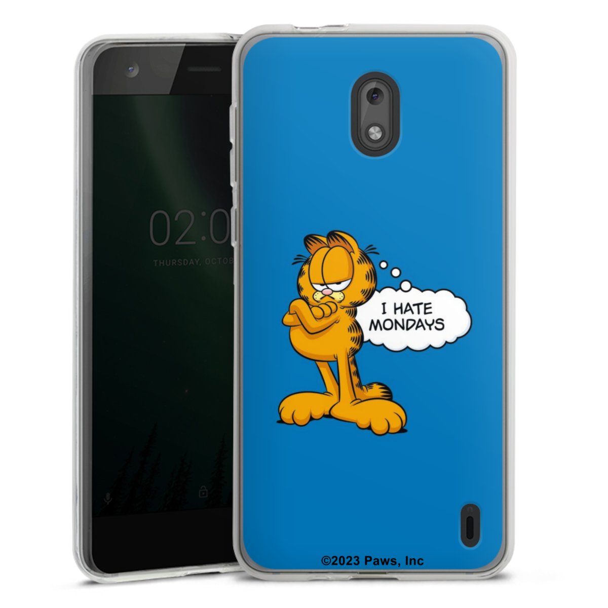 Garfield Ik haat maandagen blauw