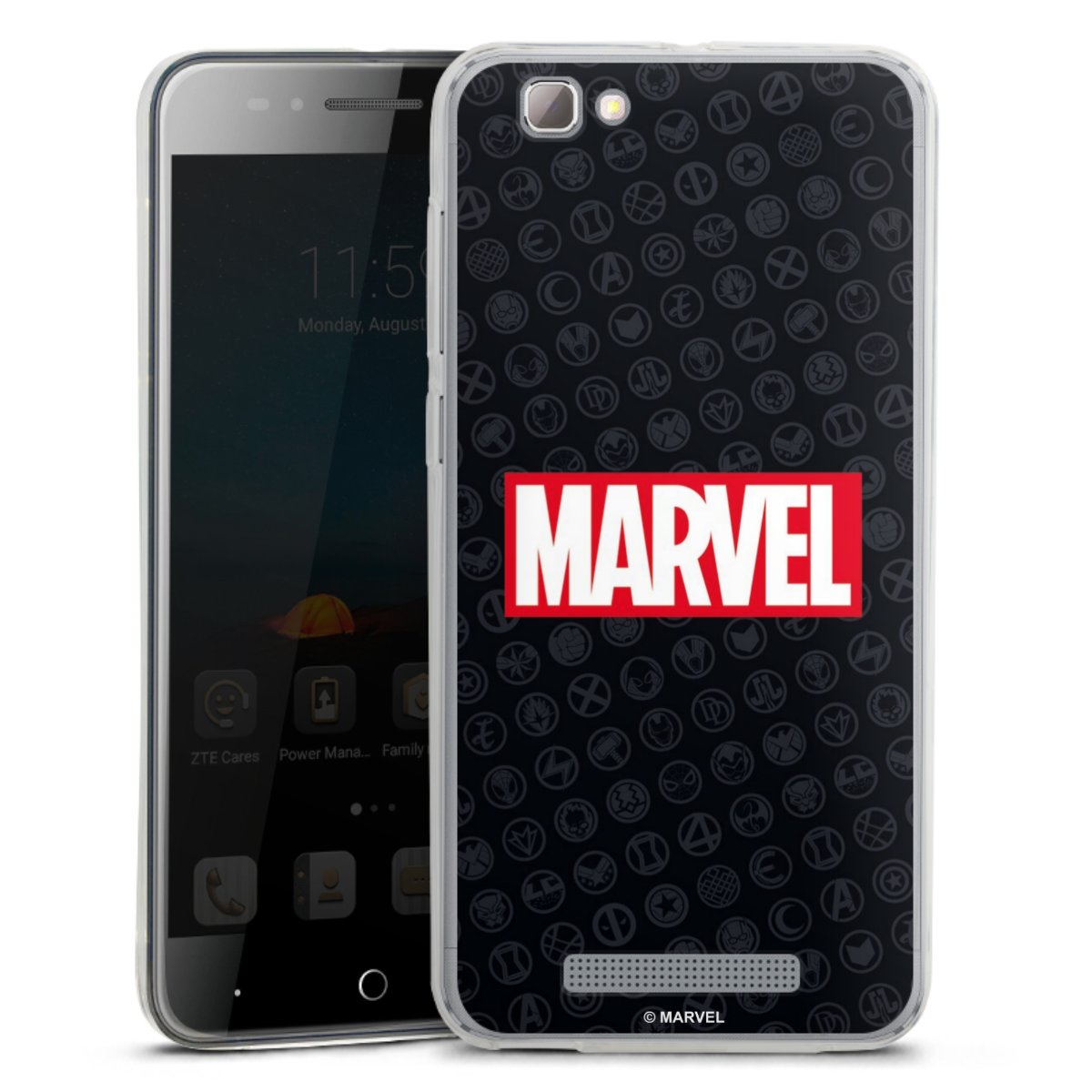 Marvel Logo Black Red 