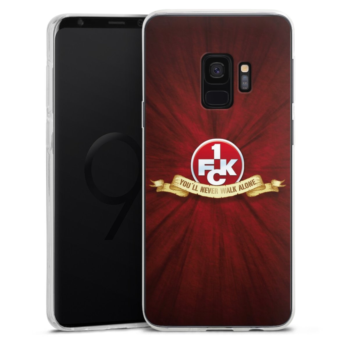 FC Köln Offizielles Lizenzprodukt EffZeh DeinDesign Silikon Hülle kompatibel mit Samsung Galaxy S7 Case schwarz Handyhülle 1 