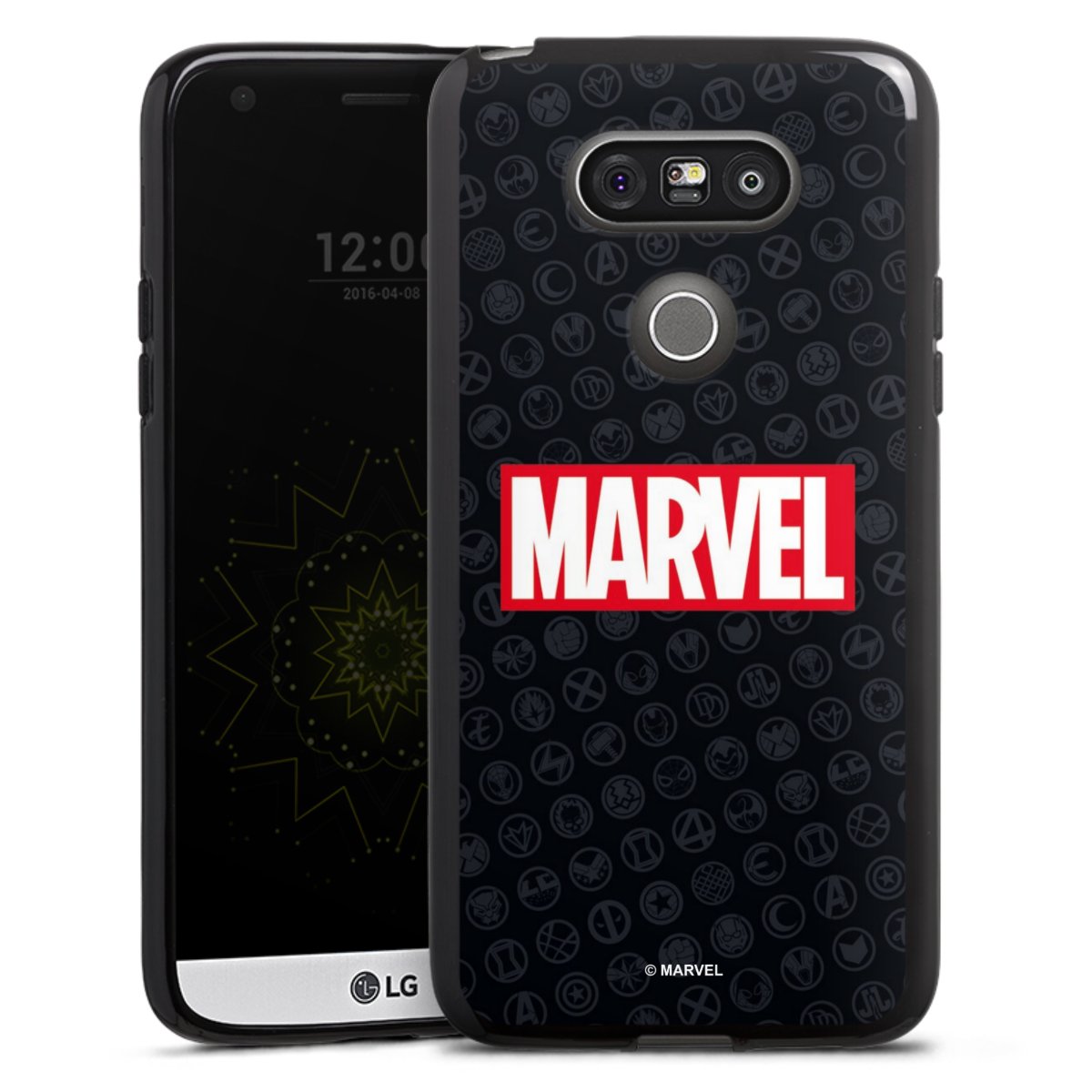 Marvel Logo Black Red 