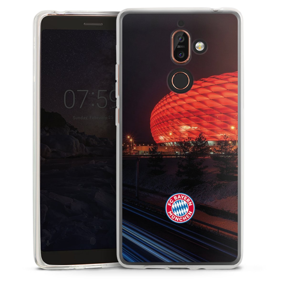 Allianz Arena bei Nacht FCB