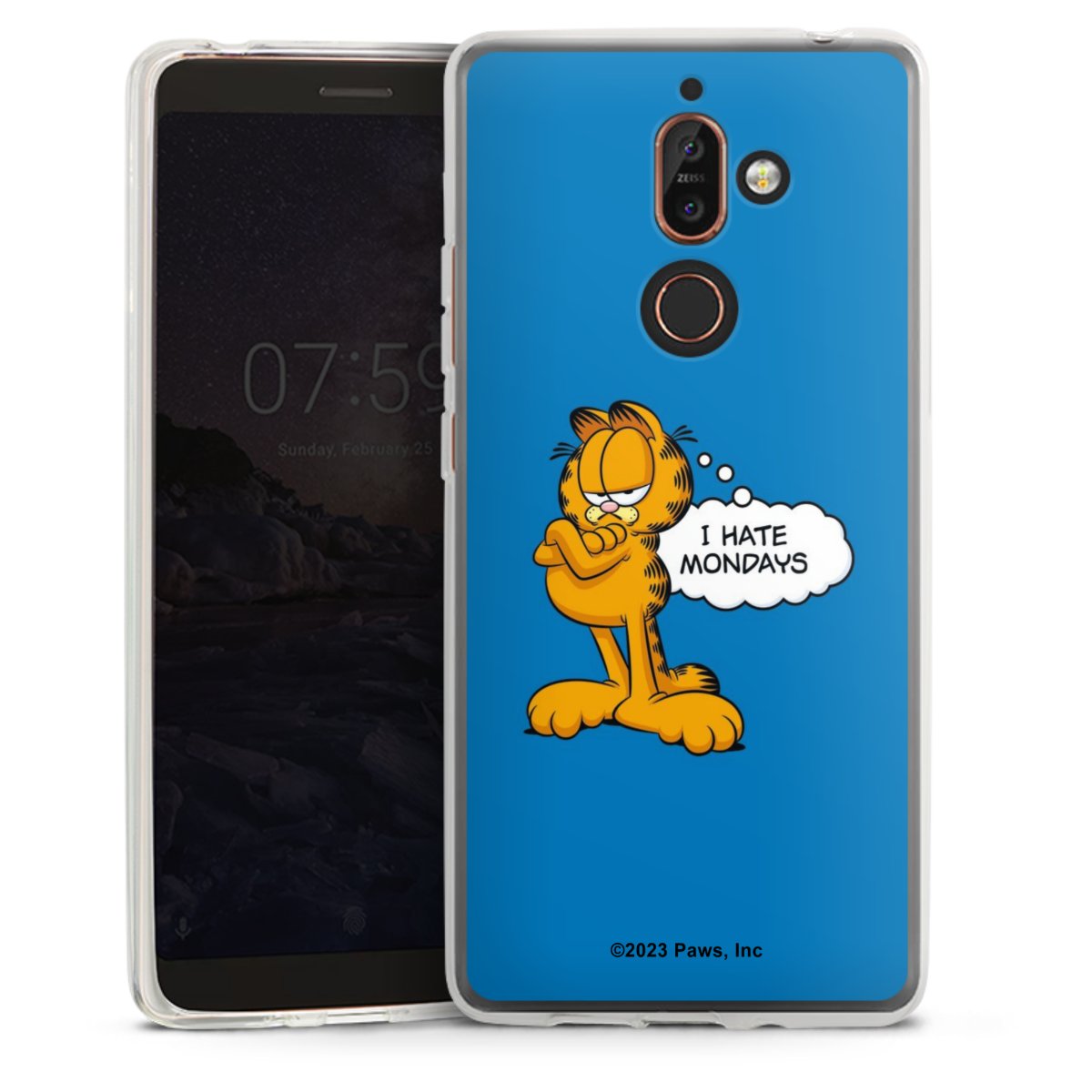 Garfield Ik haat maandagen blauw