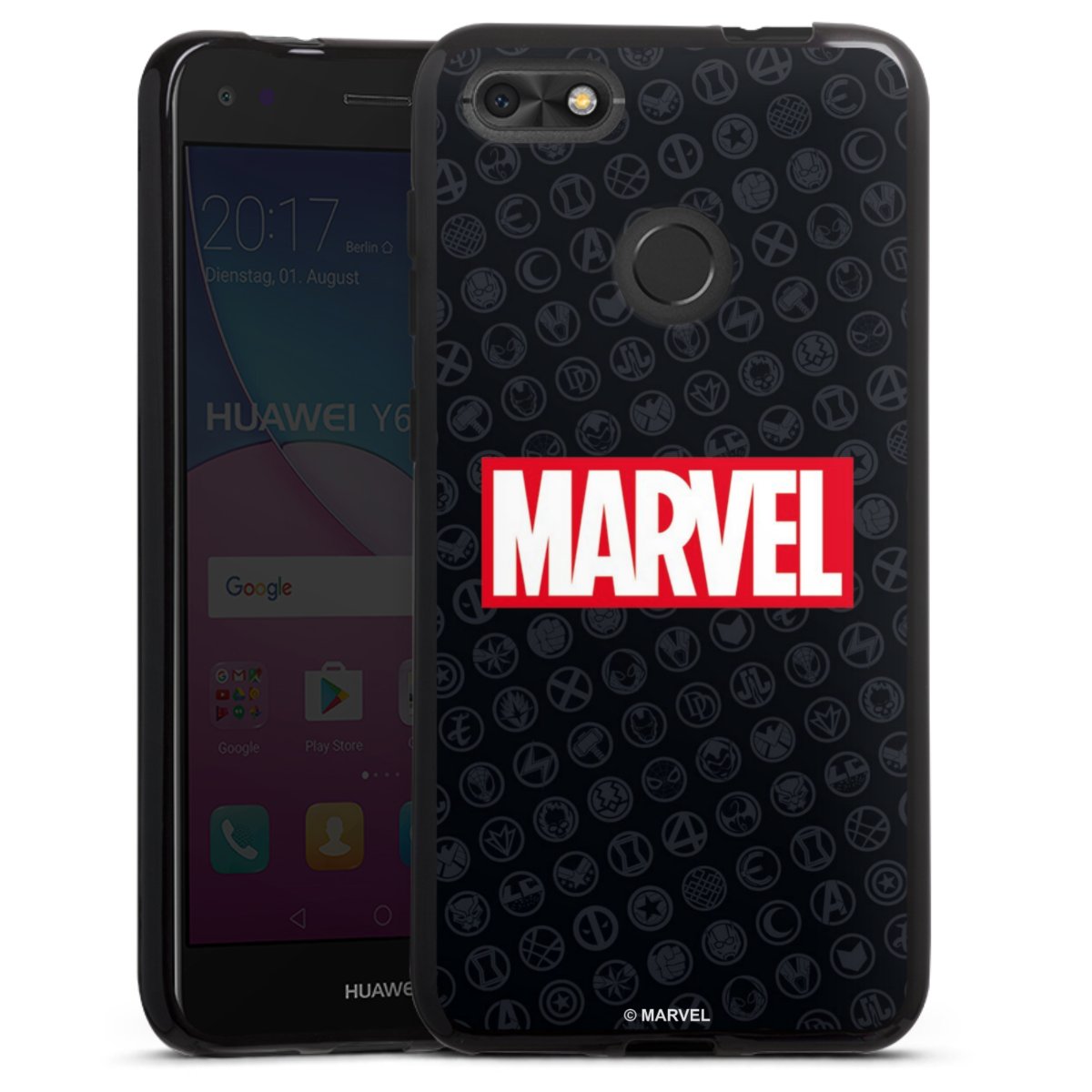 Marvel Logo Black Red 