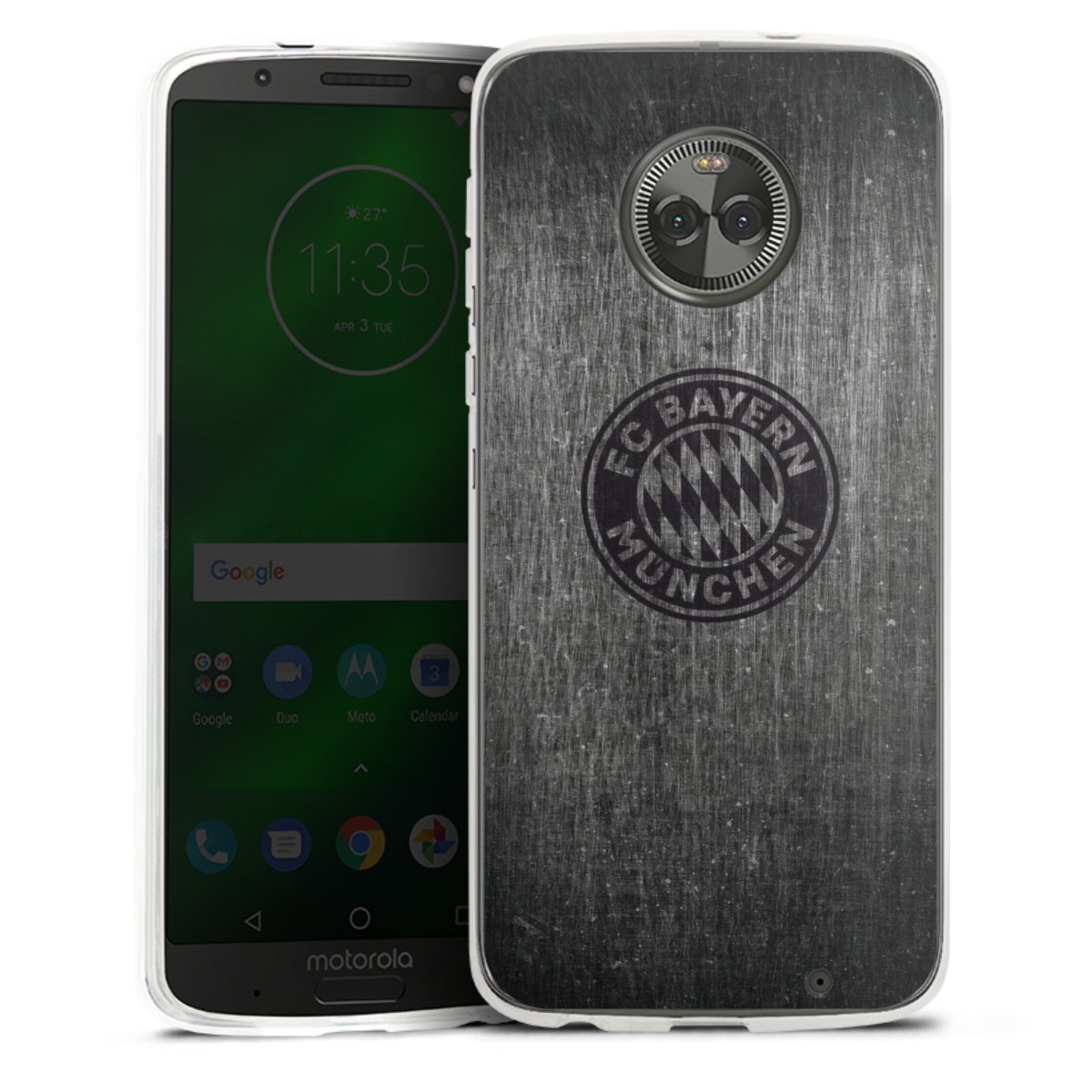 Metalllook FCB Logo einfarbig