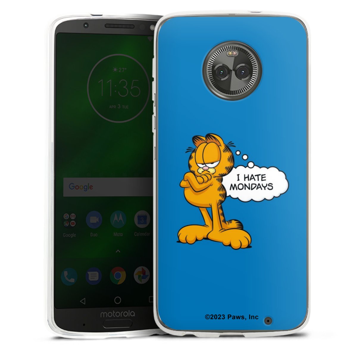 Garfield Ik haat maandagen blauw