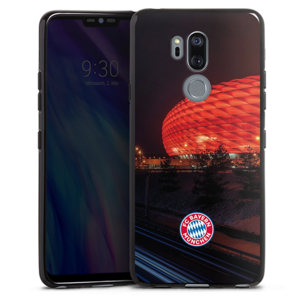 Allianz Arena bei Nacht FCB