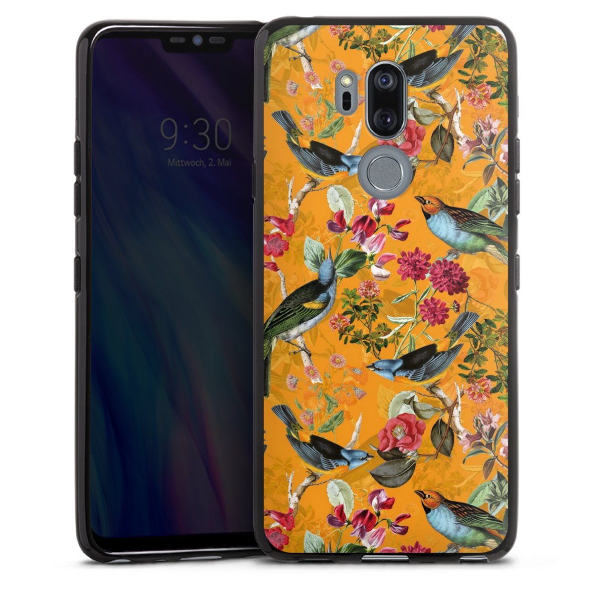 Vogels Bloemen Behang