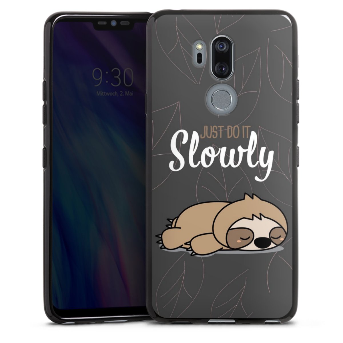 Just Do It Slowly Sloth Grey